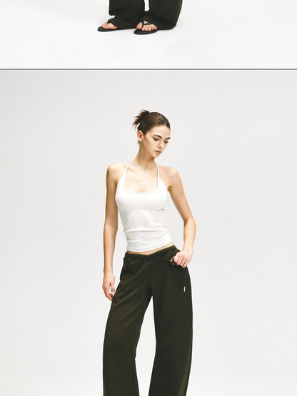 kvkv Adjustable Y Back Yoga Cami Top In Oatmeal