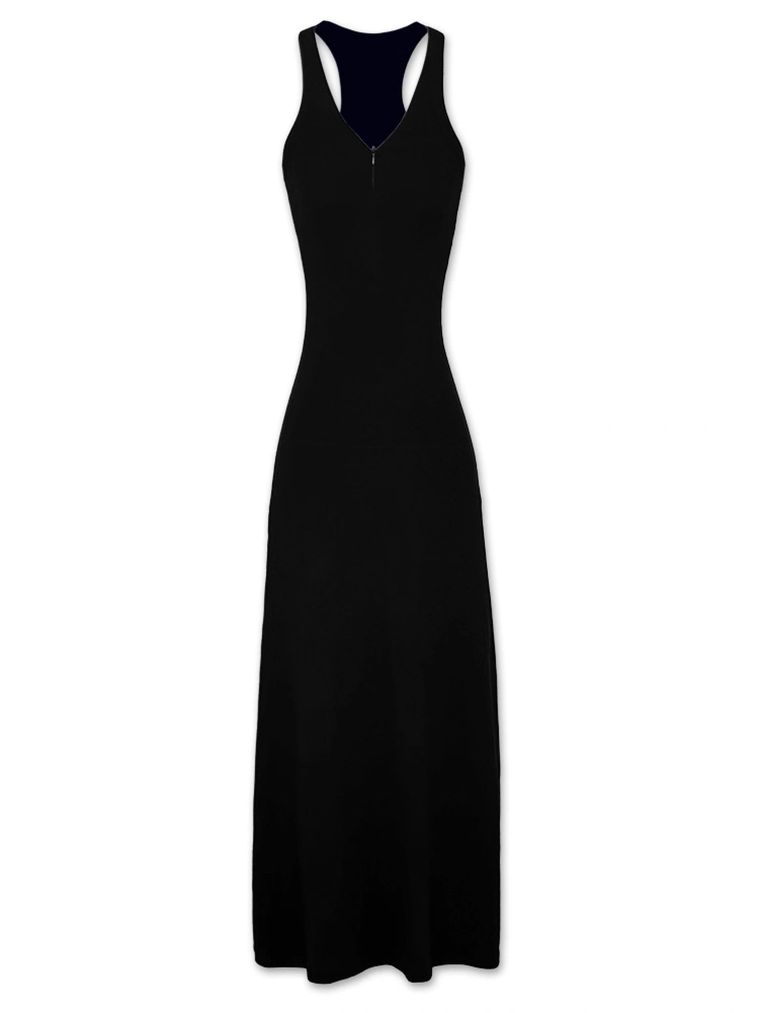 kvkv_Adjustable_Zipper_Ribbed_Slim_Fit_Long_Sports_Dress_MISSTT