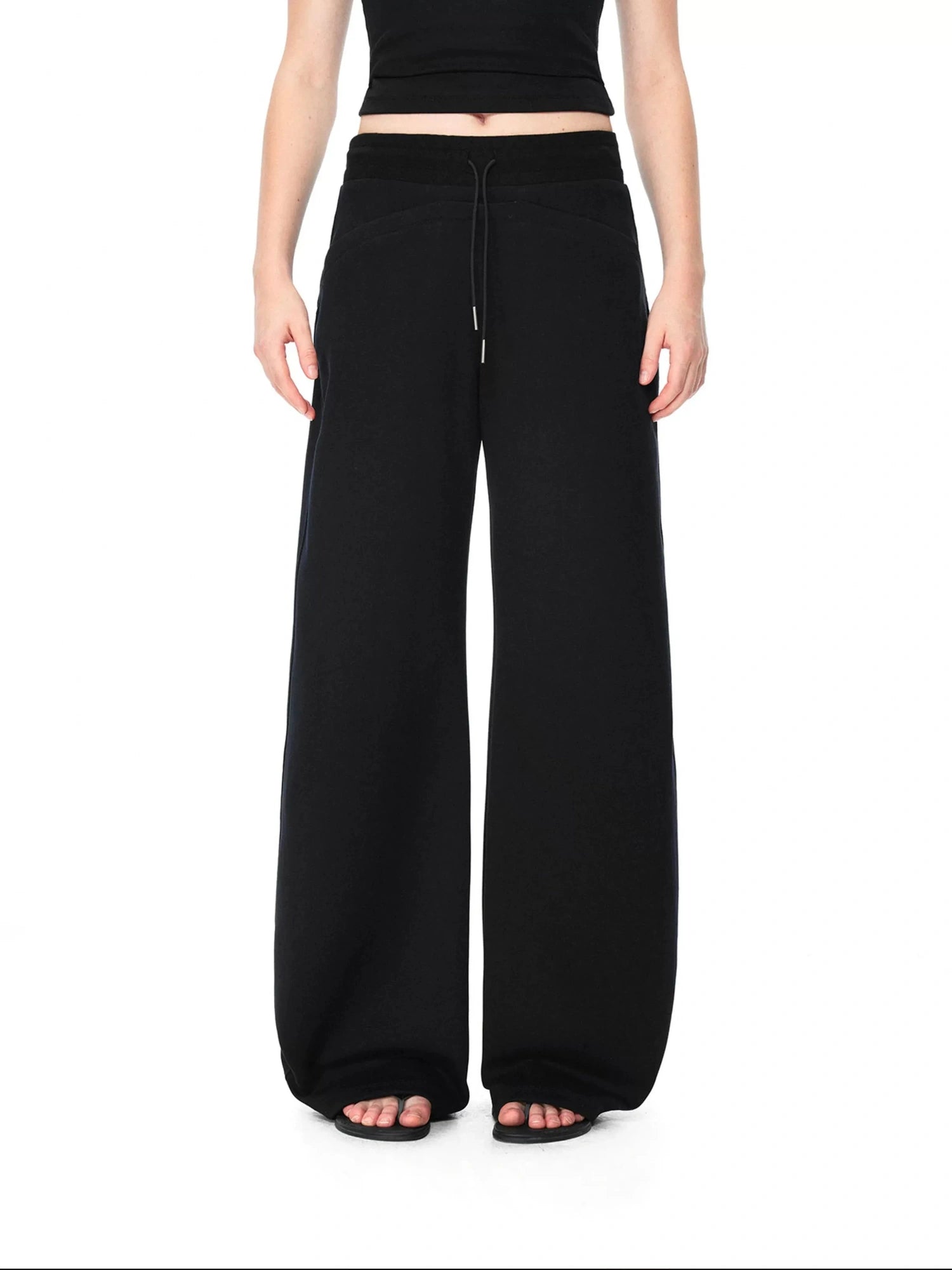 kvkv Arc Structure Wide Leg Sweatpants