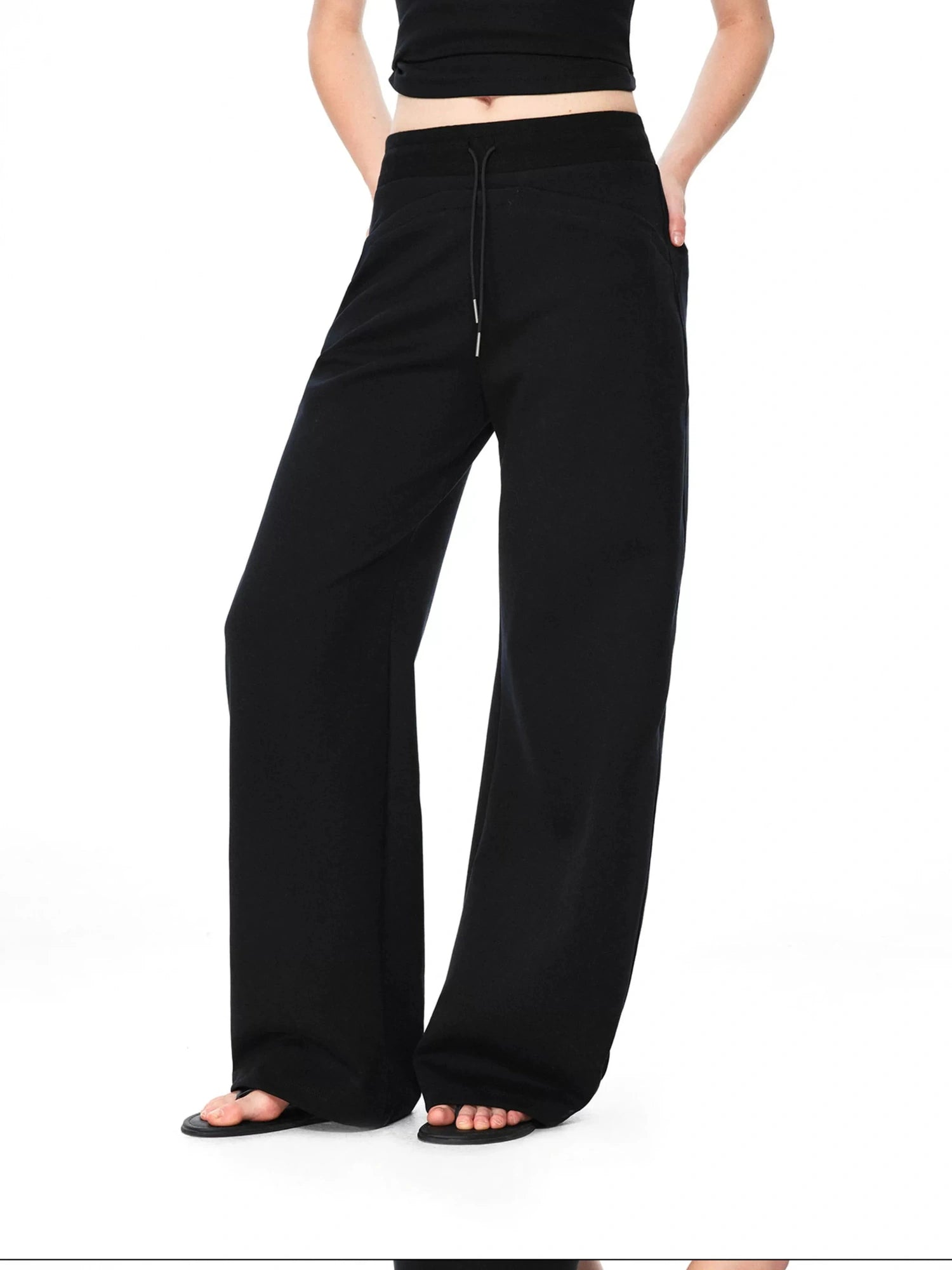 kvkv Arc Structure Wide Leg Sweatpants