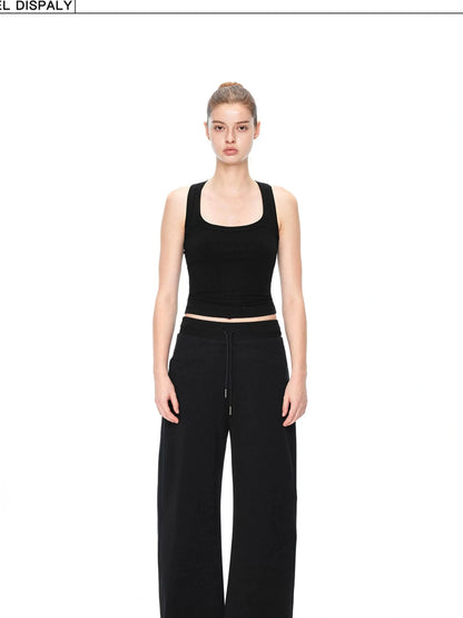 kvkv Arc Structure Wide Leg Sweatpants