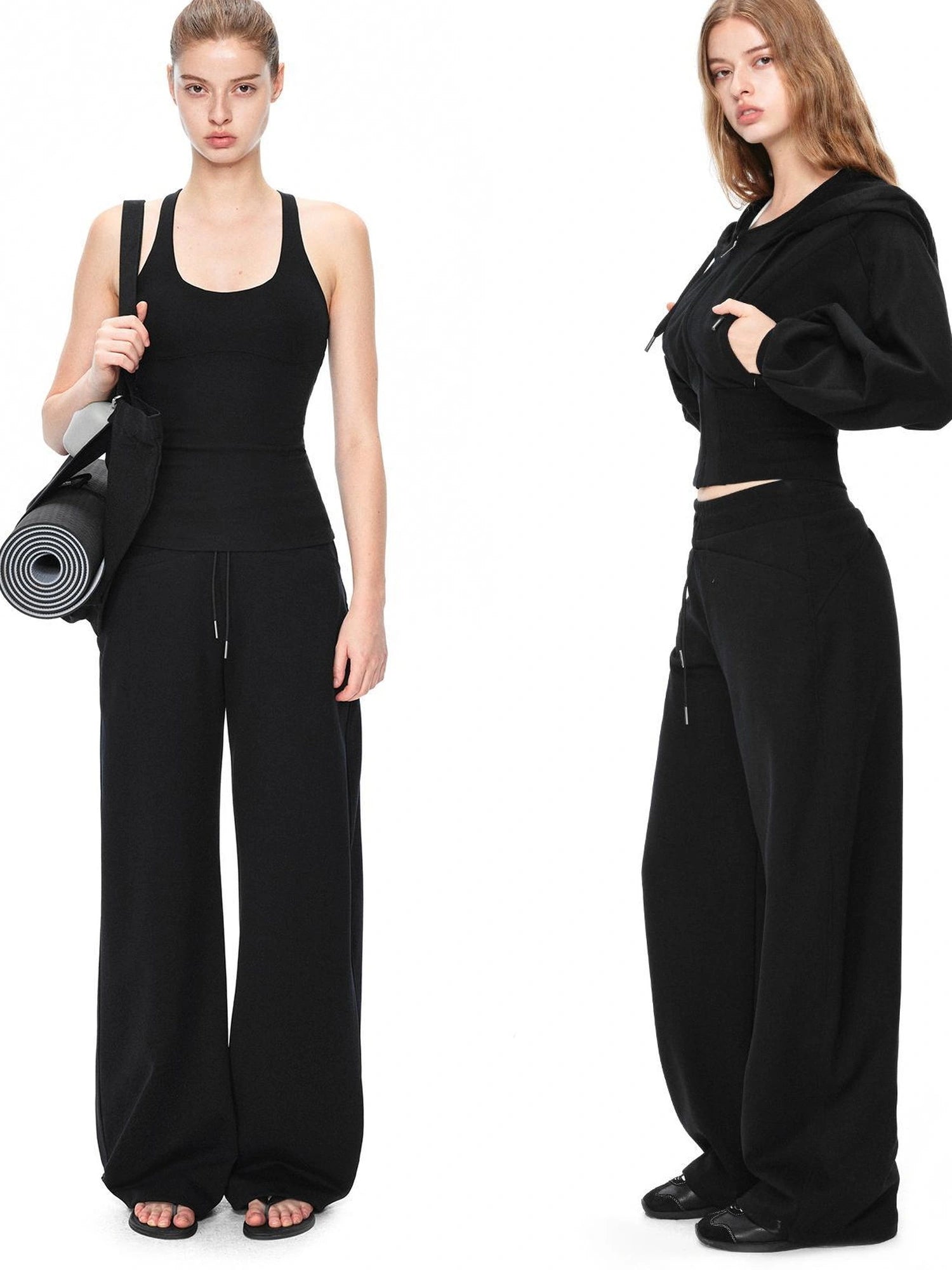 kvkv Arc Structure Wide Leg Sweatpants