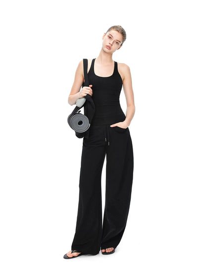 kvkv Arc Structure Wide Leg Sweatpants