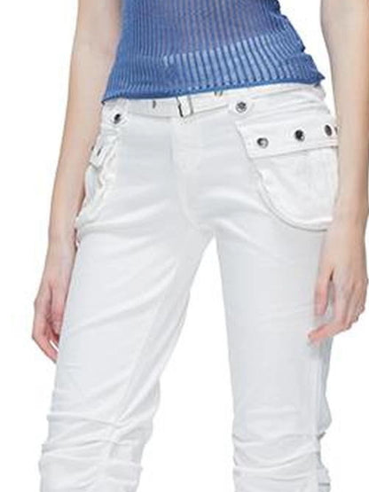 kvkv Asymmetric Collarbone Hollow Knit Camisole