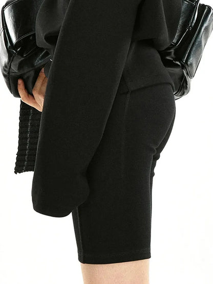 kvkv Asymmetric Off Shoulder Space Cotton Sweatshirt
