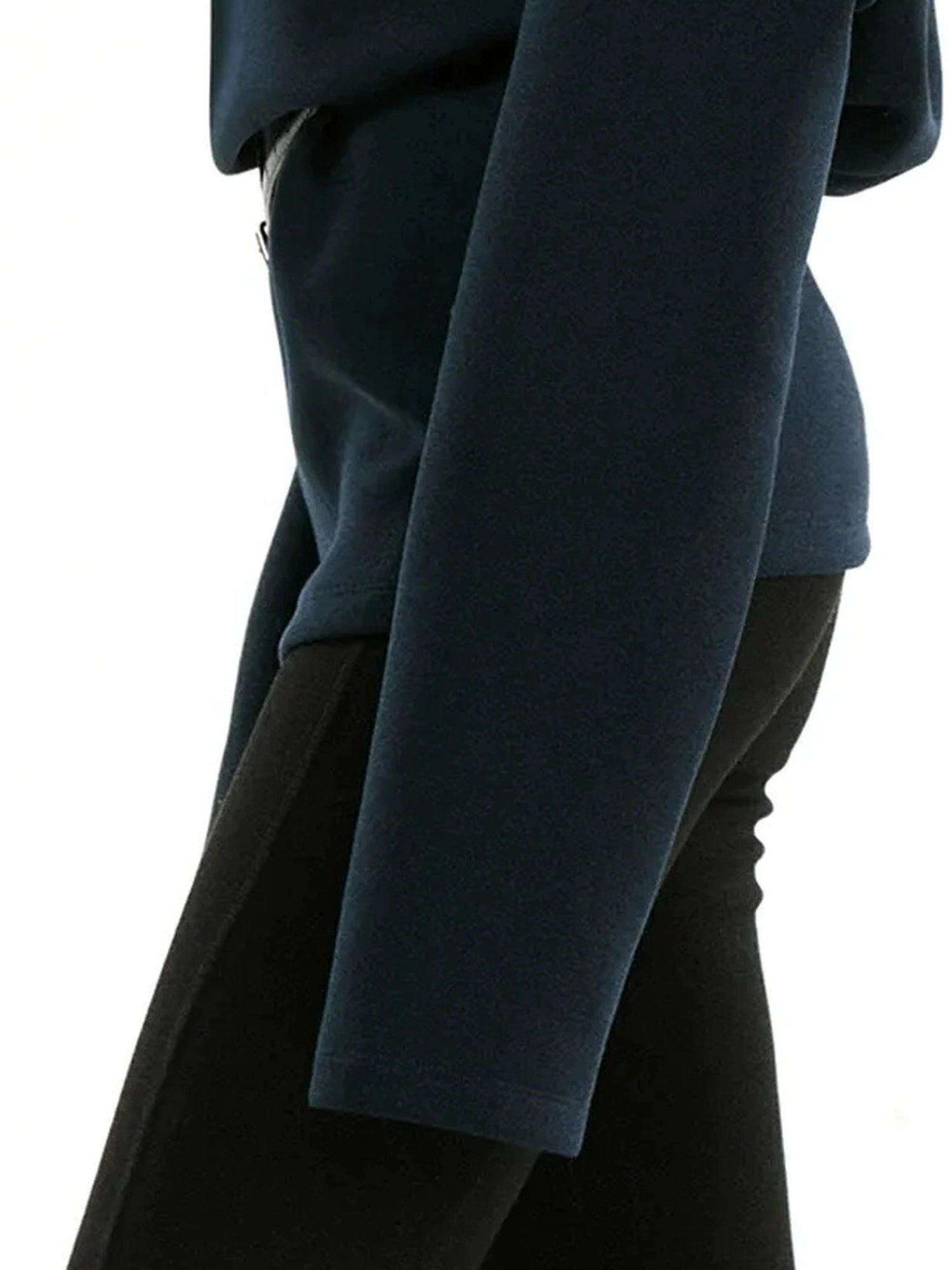 kvkv Asymmetric Off Shoulder Space Cotton Sweatshirt