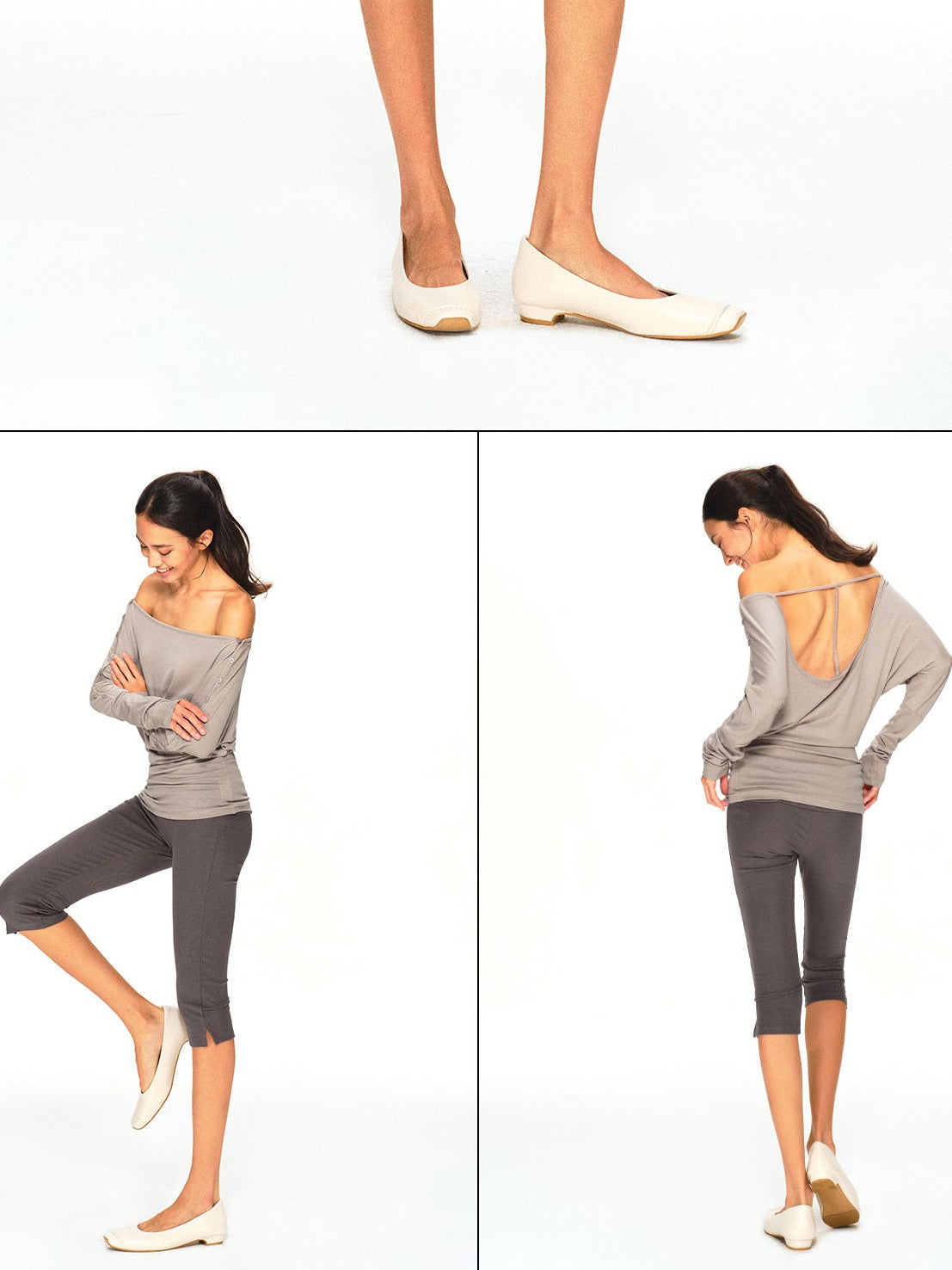 kvkv Asymmetric One Shoulder Open Back Button Detail Loose Women&