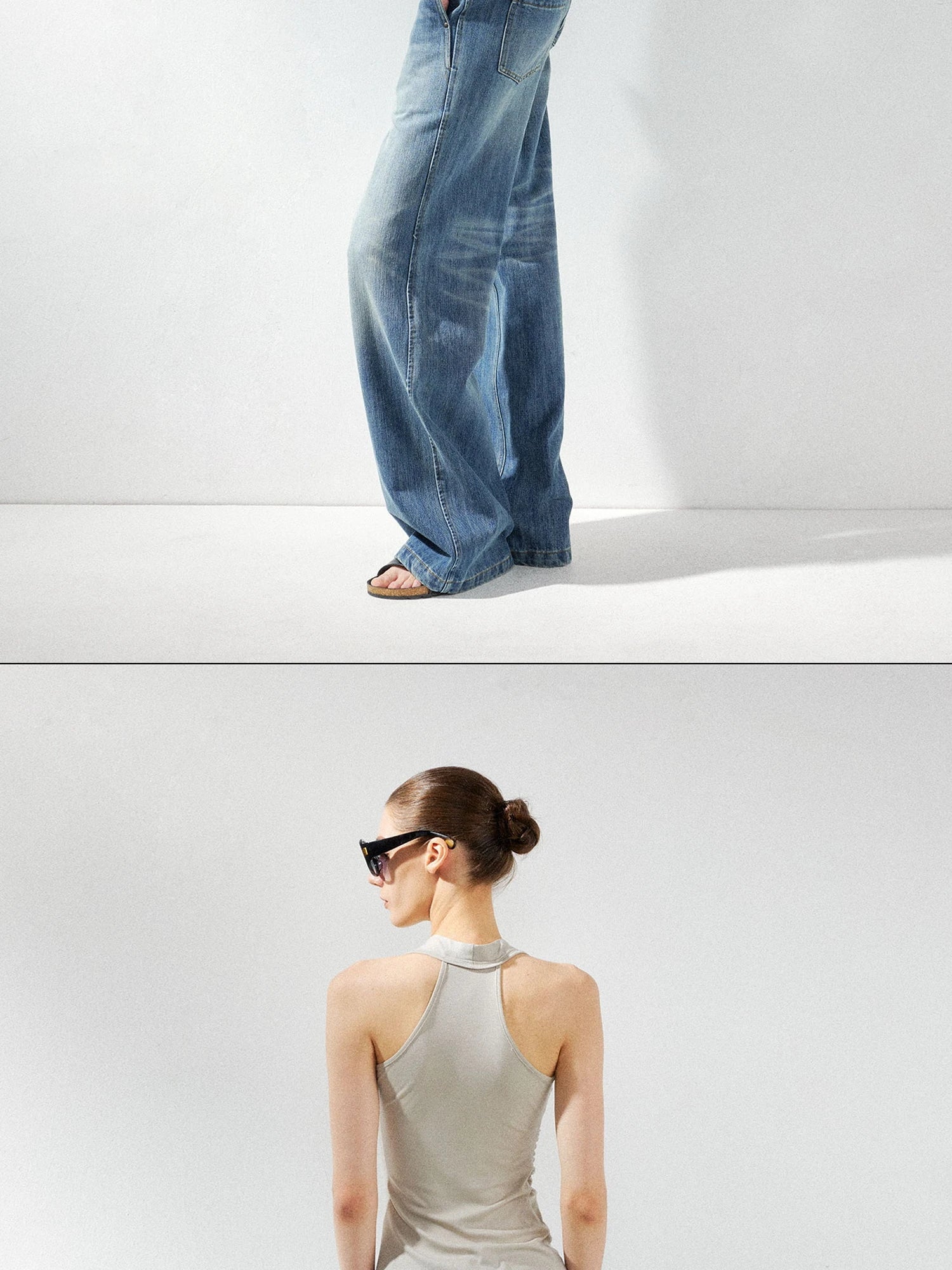 kvkv Asymmetric Pleated Lyocell Camisole Top