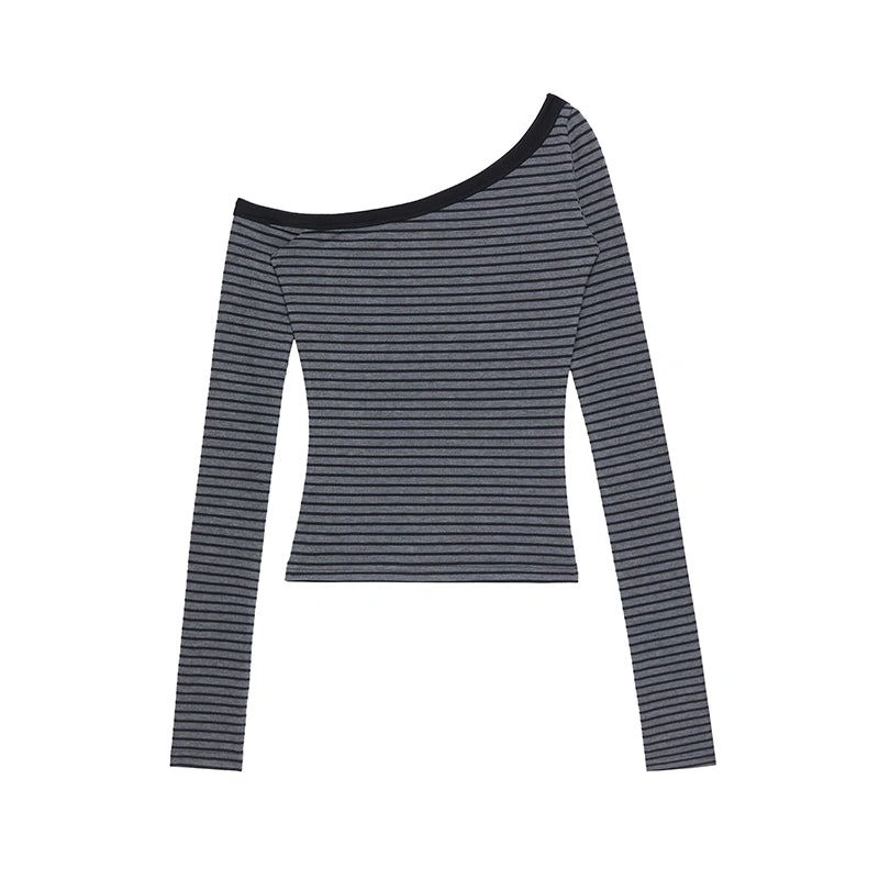 kvkv_Asymmetric_Stripe_Fitted_Long_Sleeve_Top_MISSTT