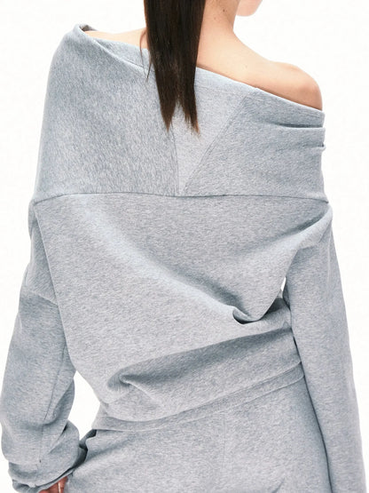 kvkv Asymmetrical Slouchy Sweatshirt
