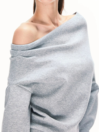 kvkv Asymmetrical Slouchy Sweatshirt