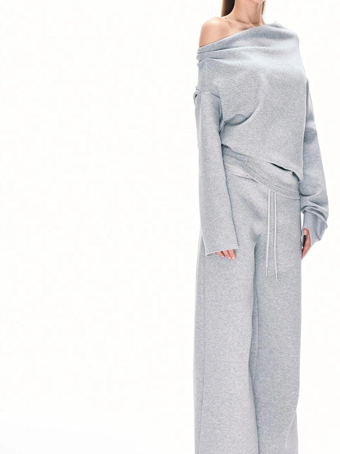 kvkv Asymmetrical Slouchy Sweatshirt
