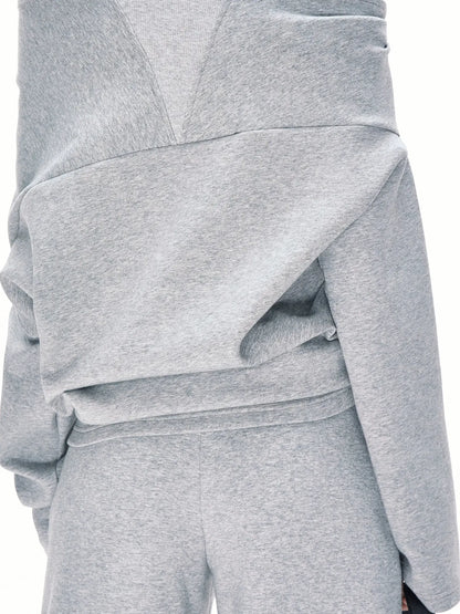 kvkv Asymmetrical Slouchy Sweatshirt
