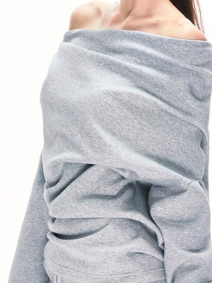 kvkv Asymmetrical Slouchy Sweatshirt