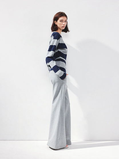 kvkv Asymmetrical Striped Cotton Modal Top