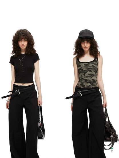 kvkv Batwoman Wide Leg Trousers