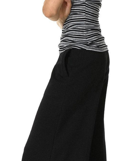 kvkv Black And White Irregular Stripe Tube Top