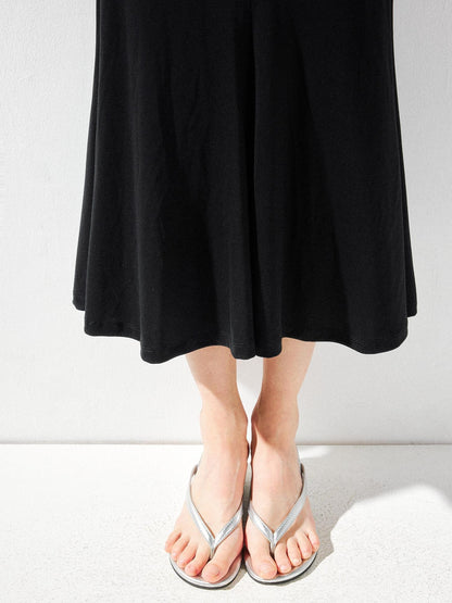 kvkv Black Convertible Foldover Mid Waist Women&