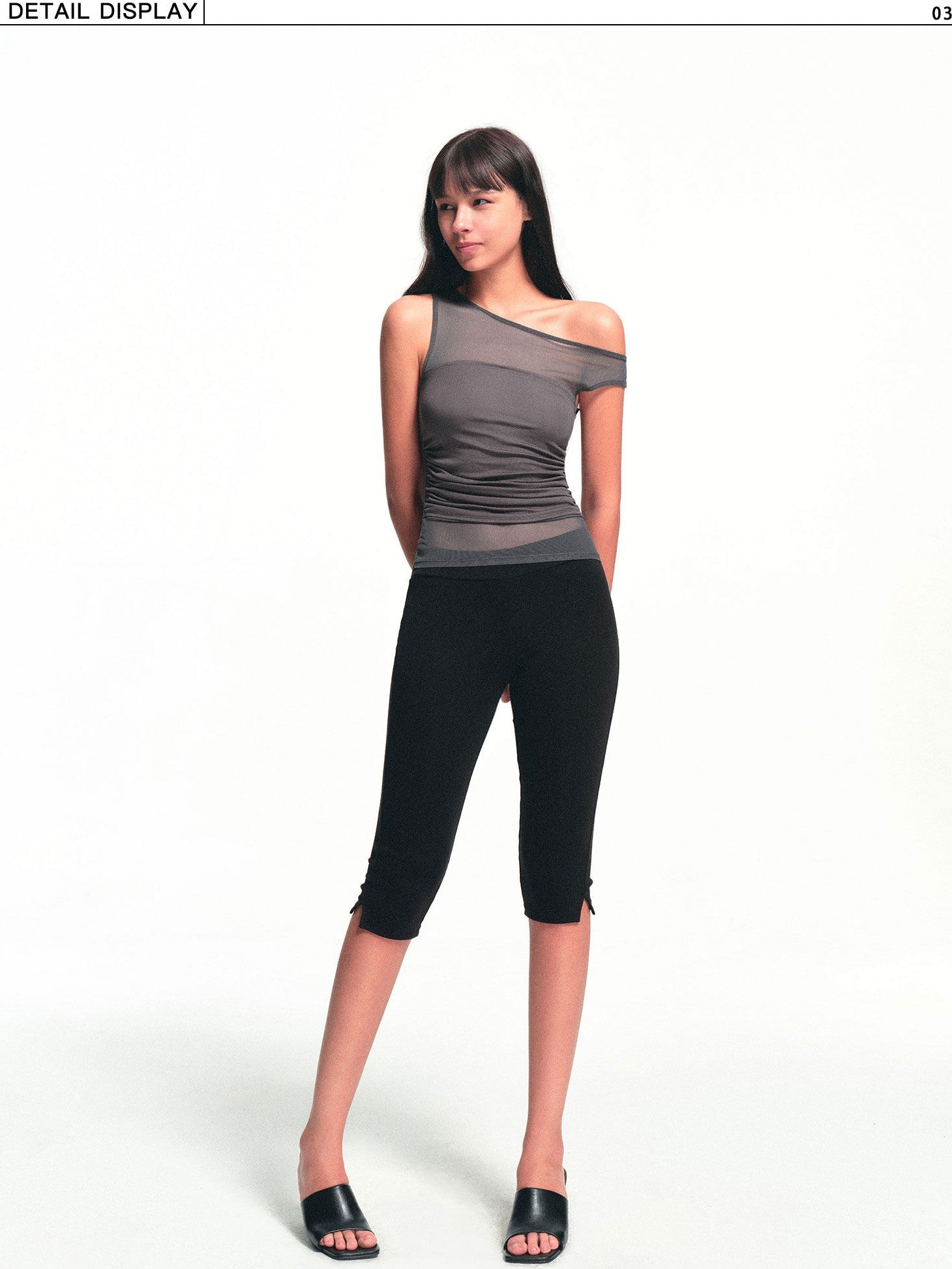 kvkv Black Detachable Hip Cover Tie Skirt Women&