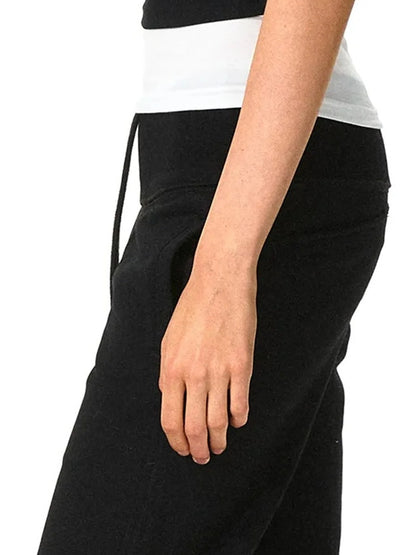 kvkv Black White Asymmetrical Sleeve Vest