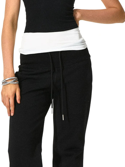 kvkv Black White Asymmetrical Sleeve Vest
