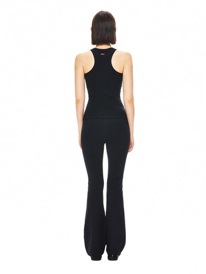 kvkv Black Yoga Racerback Women&