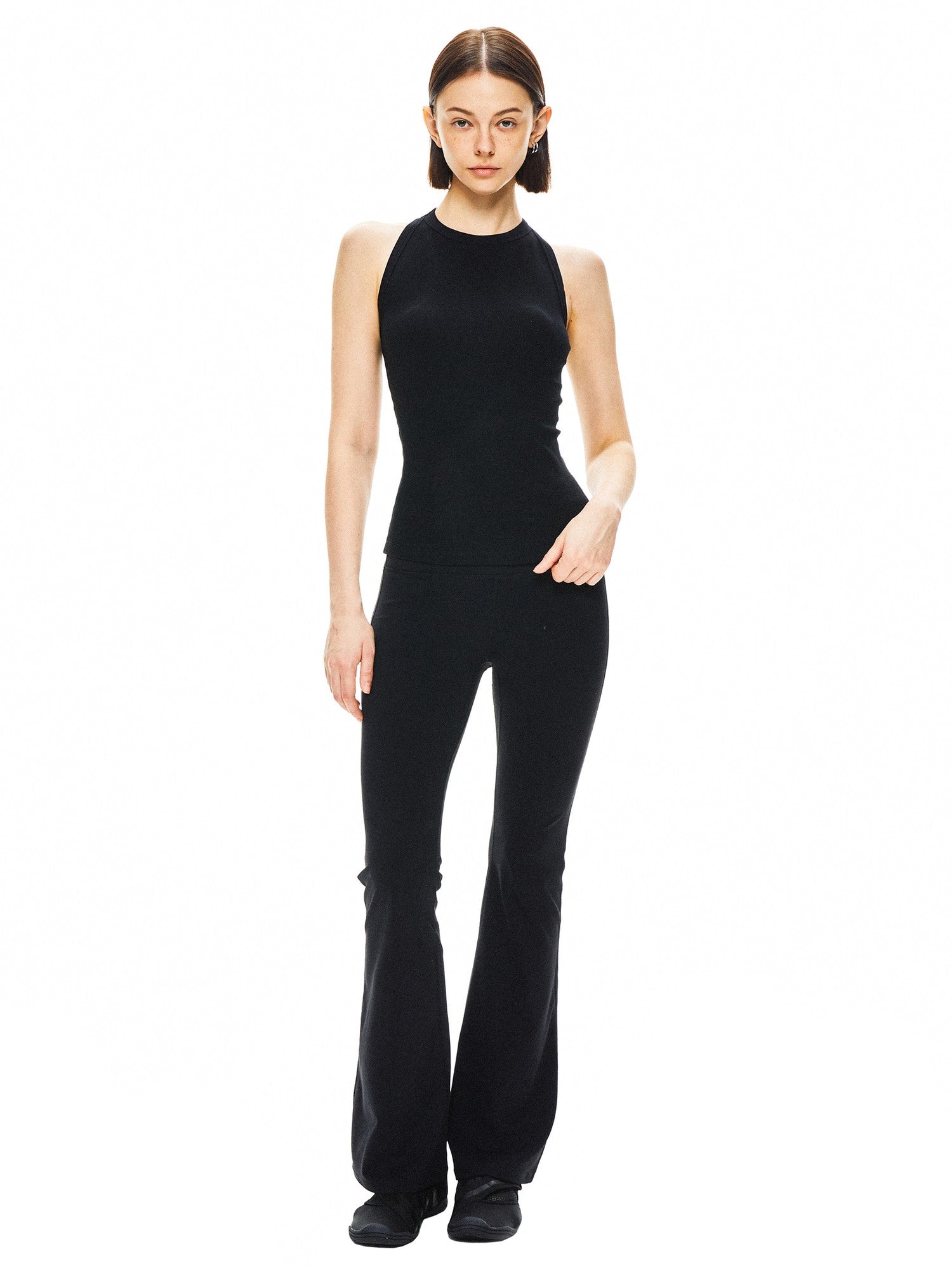 kvkv Black Yoga Racerback Women&