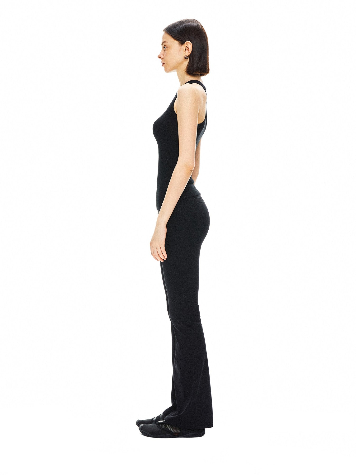 kvkv Black Yoga Racerback Women&