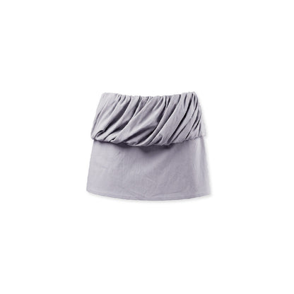 kvkv_Blue_Gray_Folded_Edge_Twist_Low_Waist_Women&