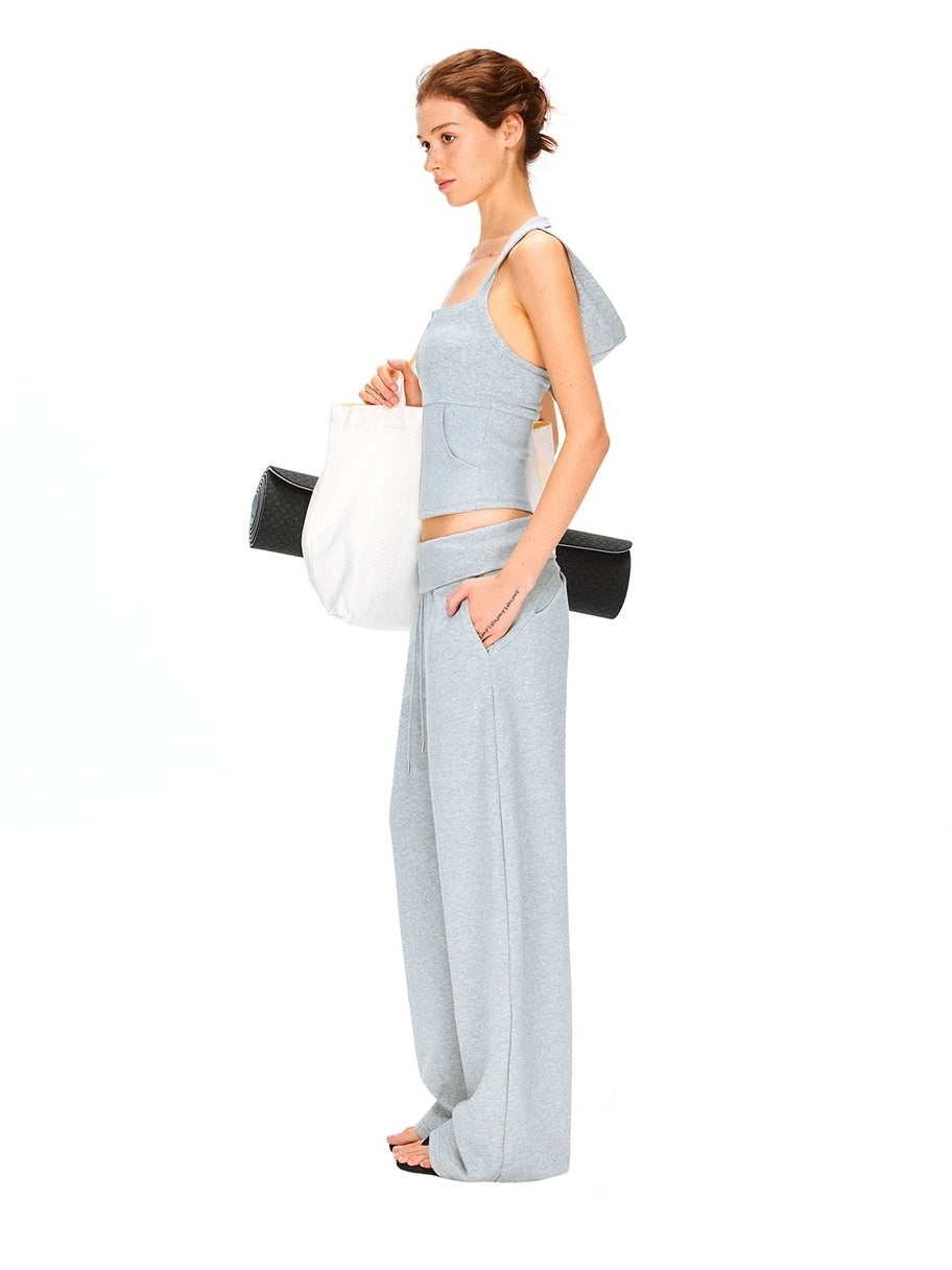 kvkv Breathable Cotton Blend Cropped Zipper U Neck Sporty Casual Women T-Shirt
