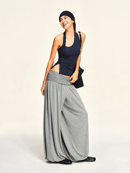 kvkv Button Slit Navy Tencel Modal Women&