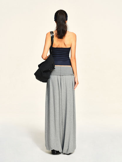 kvkv Button Slit Navy Tencel Modal Women&