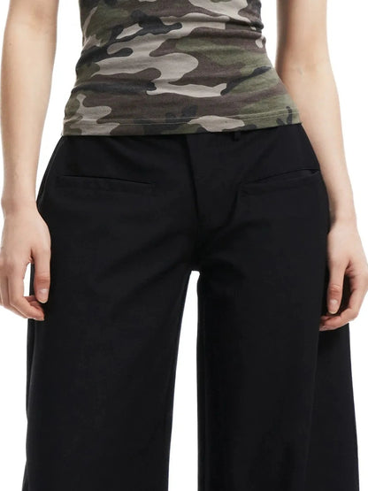 kvkv Camouflage Stripe Slim Tank Top
