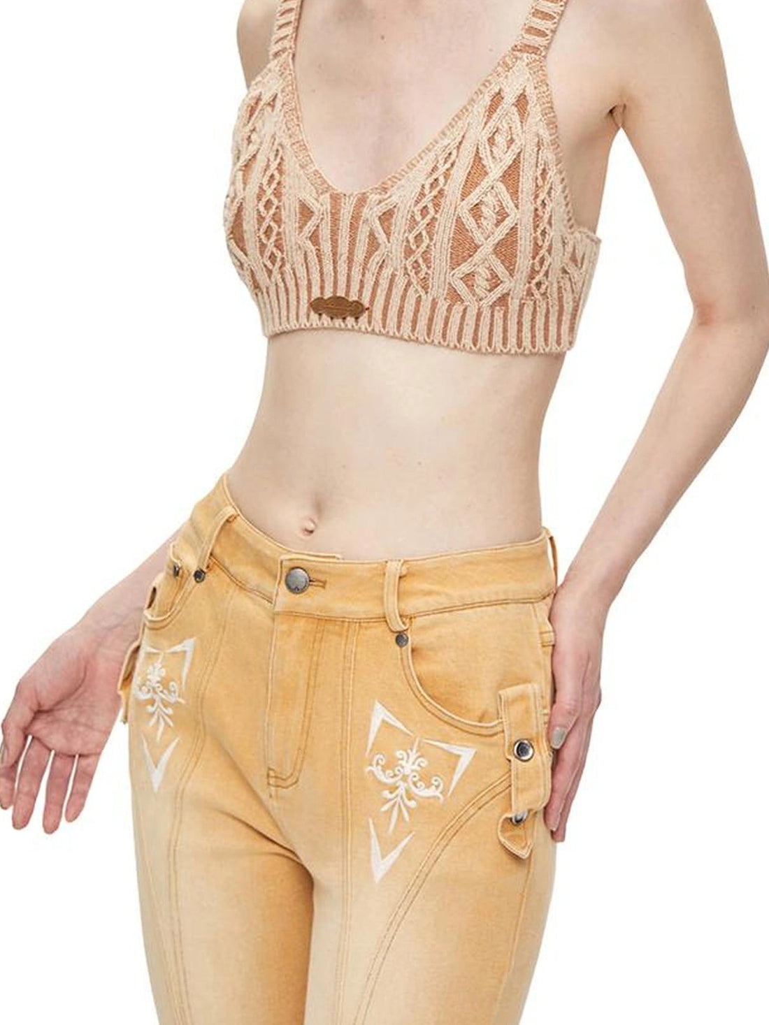 kvkv Cashmere Ribbed Tank Top