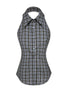 kvkv_Checkered_Halter_Neck_Shirt_With_Backless_Design_MISSTT