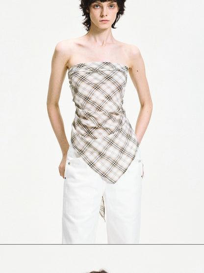 kvkv Classic Plaid Multi Way Scarf