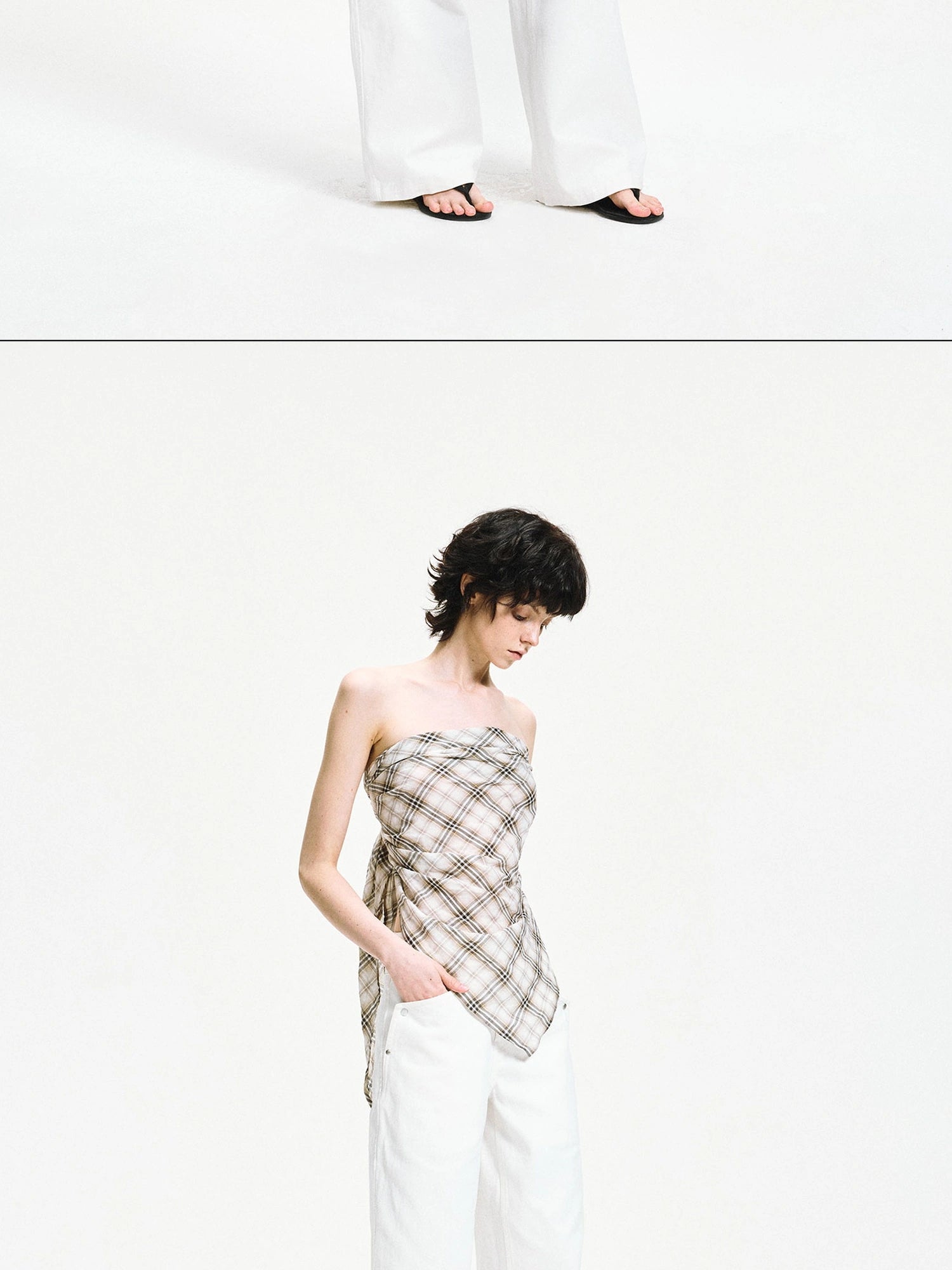 kvkv Classic Plaid Multi Way Scarf