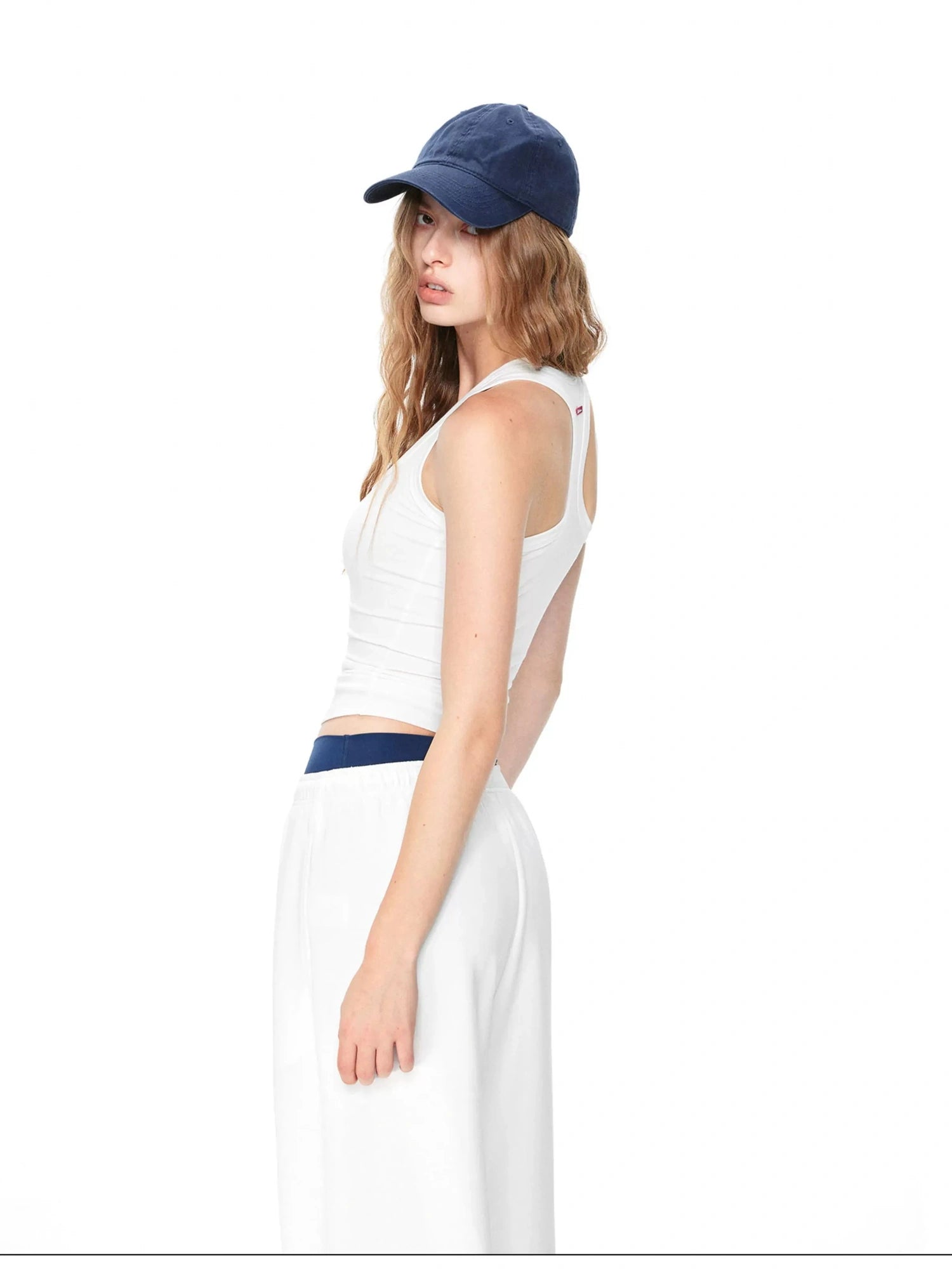 kvkv Classic Scoop Neck Contoured Yoga Tank