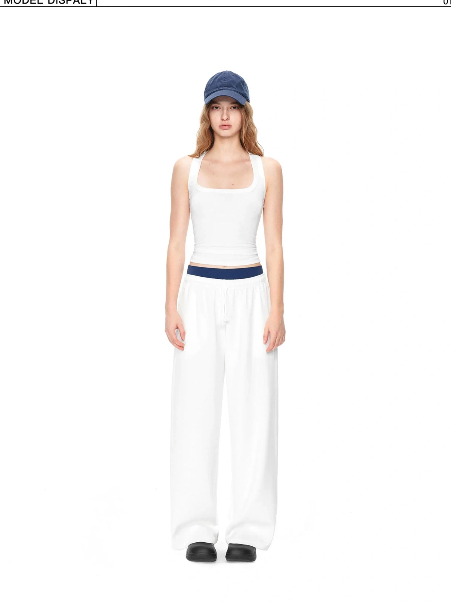 kvkv Classic Scoop Neck Contoured Yoga Tank