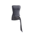 kvkv Cloud Blue Gray Ribbon Spliced Structured Slim Women&