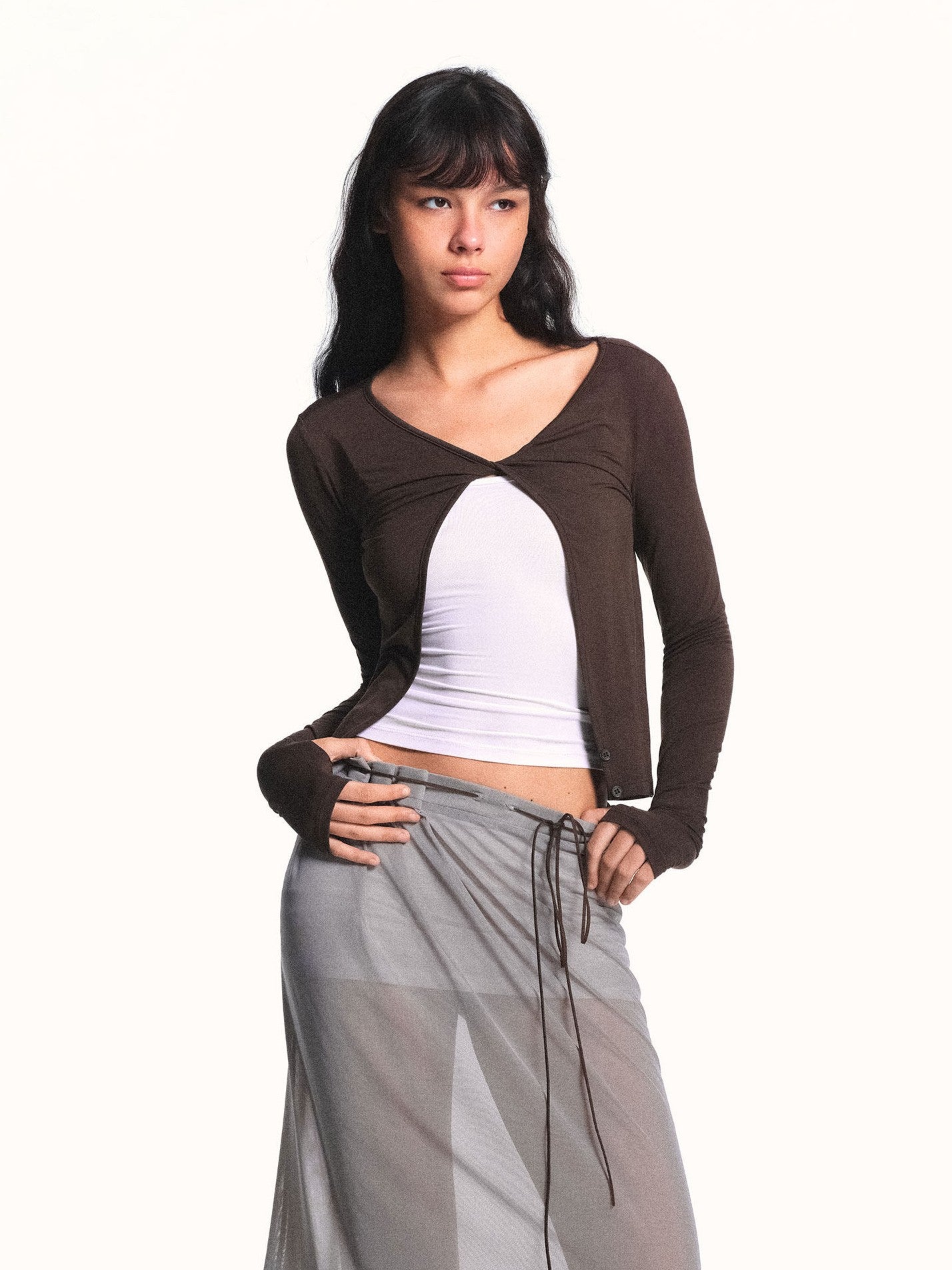 kvkv Cloud Soft Twist Knot Placket Adjustable Straps Women&