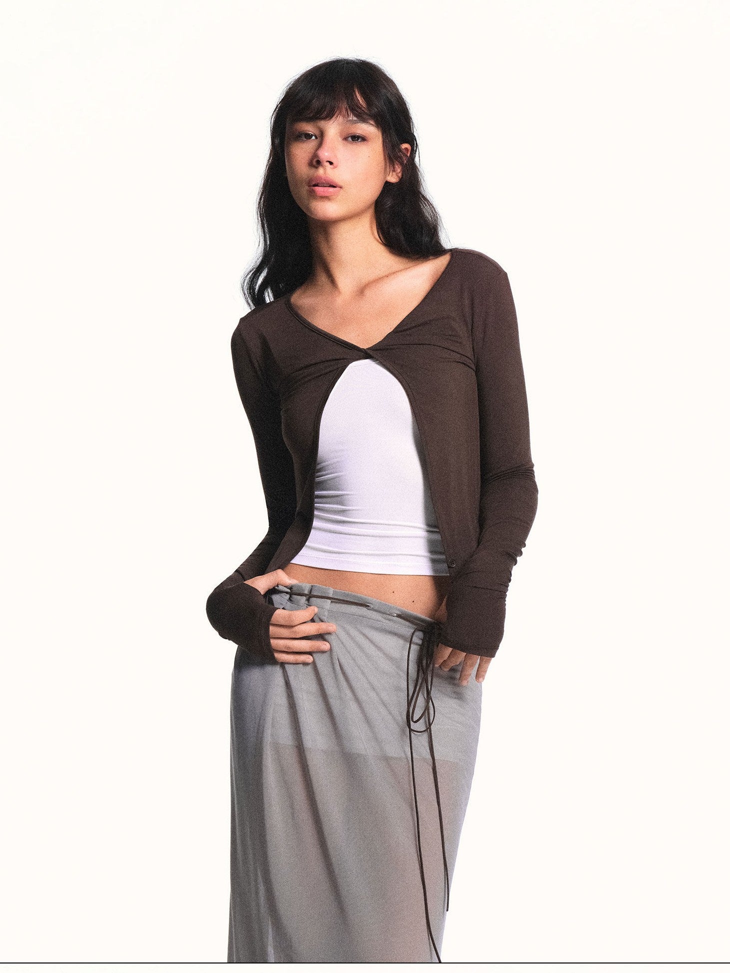 kvkv Cloud Soft Twist Knot Placket Adjustable Straps Women&
