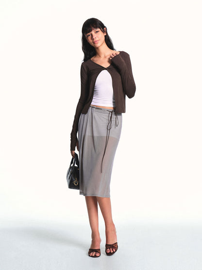 kvkv Cloud Soft Twist Knot Placket Adjustable Straps Women&