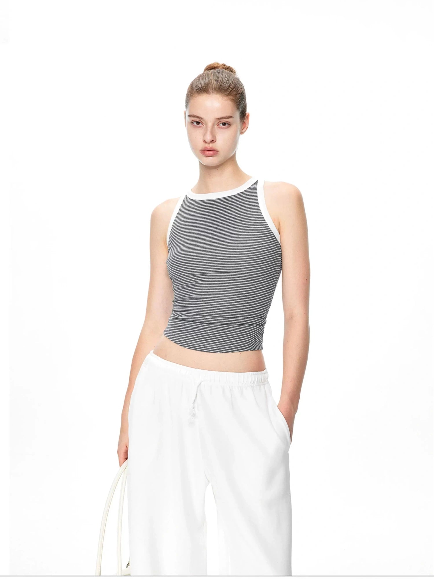 kvkv Color Block Sports Yoga Tank
