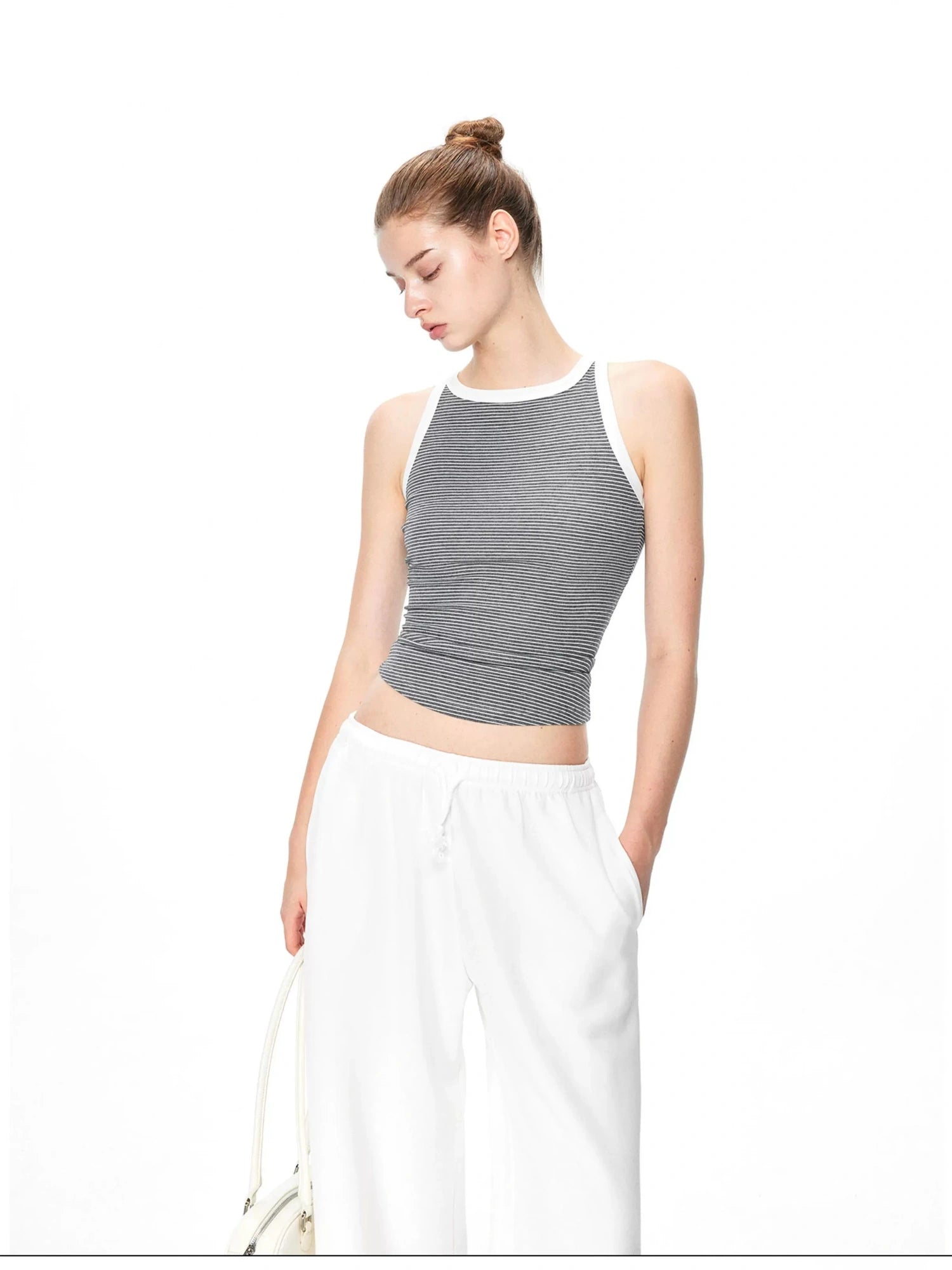 kvkv Color Block Sports Yoga Tank