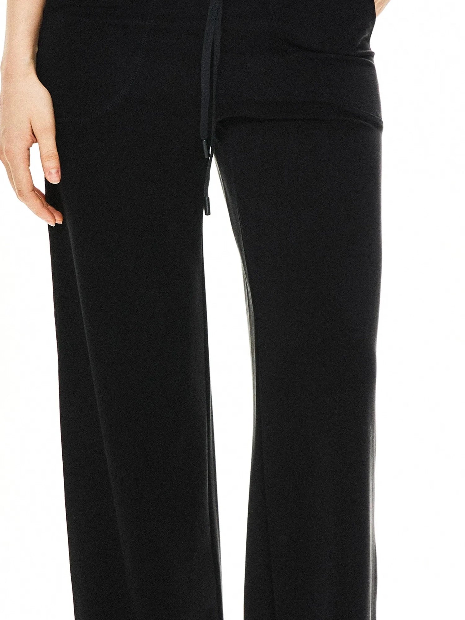 kvkv Comfy Straight Leg Yoga Pants With Drawstring