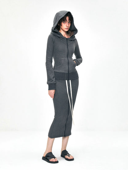 kvkv Convertible Fishtail Skirt With Drawstring And Adjustable Hem