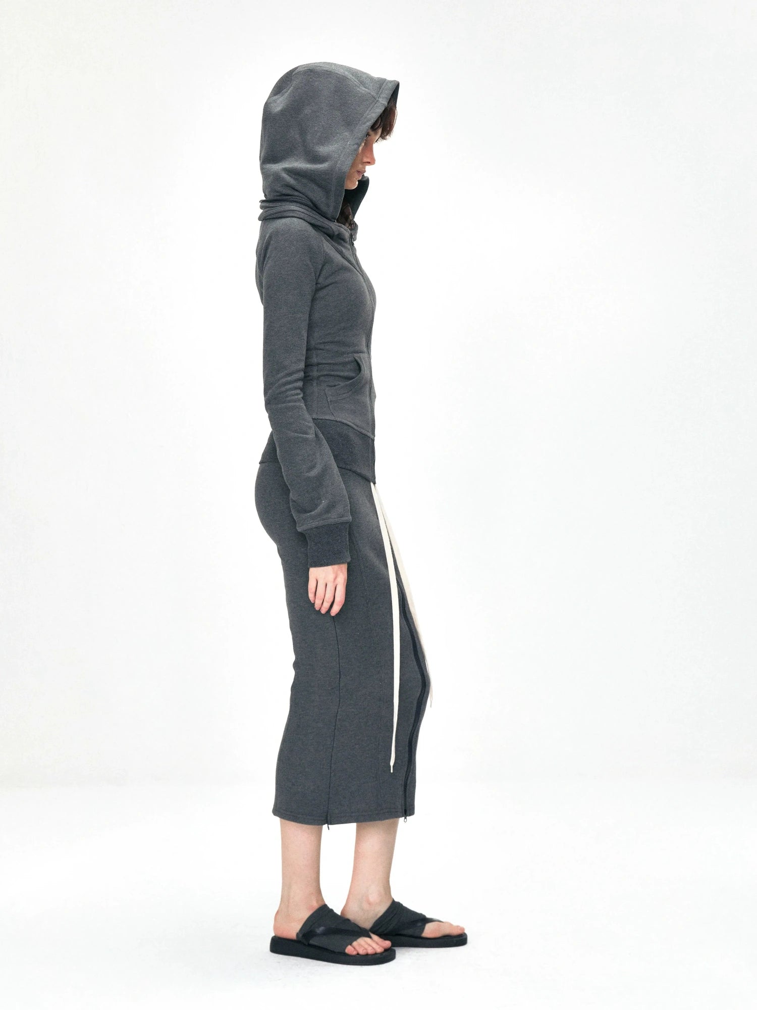 kvkv Convertible Fishtail Skirt With Drawstring And Adjustable Hem