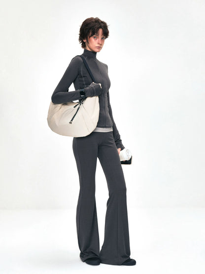 kvkv Copper Fiber Retro Slim Yoga Jacket V-neck T-shirt Long Sleeve