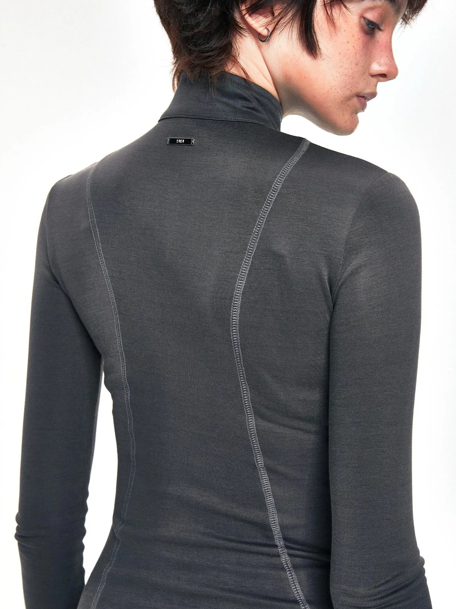kvkv Copper Fiber Retro Slim Yoga Jacket V-neck T-shirt Long Sleeve